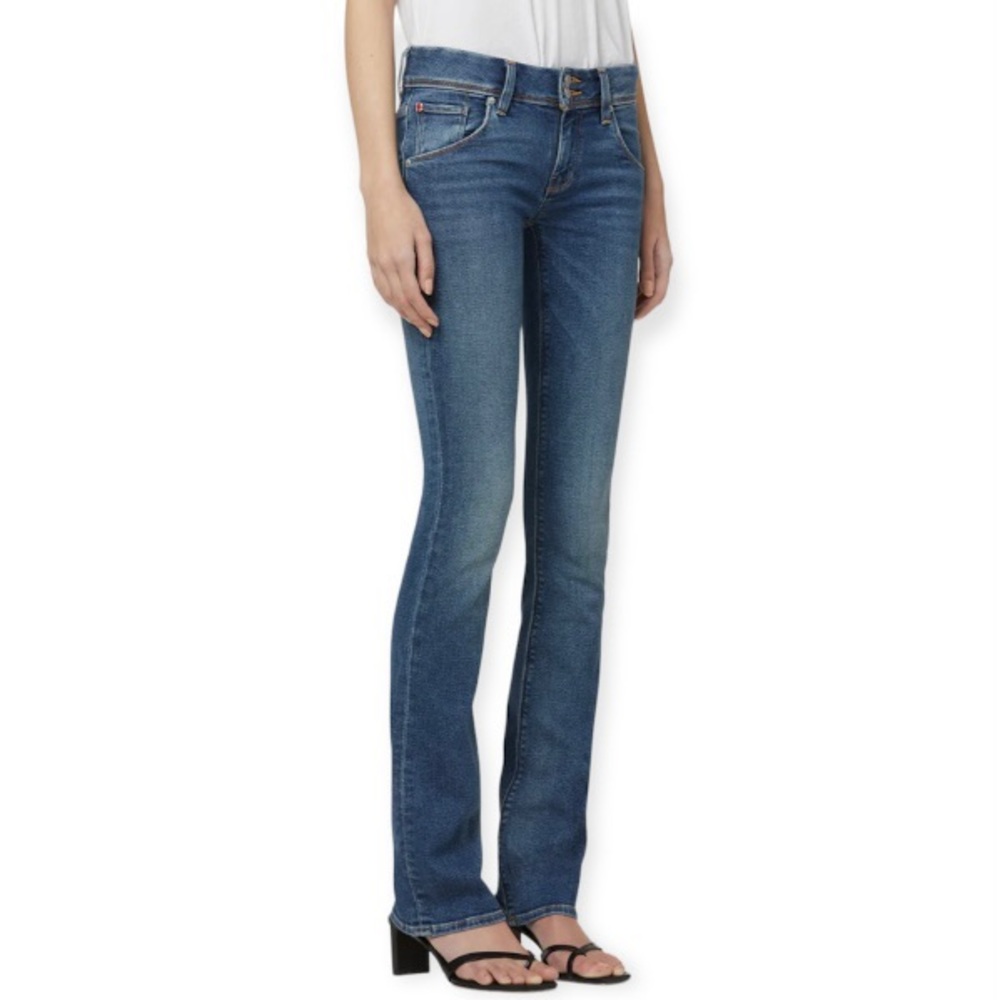 Hudson 12 (31) 33”inseam Beth Baby Boot Womens Jeans Stretch Mid 9” Rise